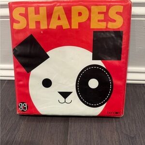 Bendon Giggle & Grow Red Shapes Learning Soft Bath Book for Baby/Toddler